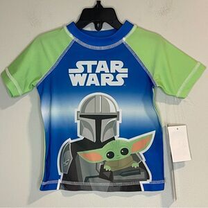 Star Wars 2T Rash Guard Swim NWT